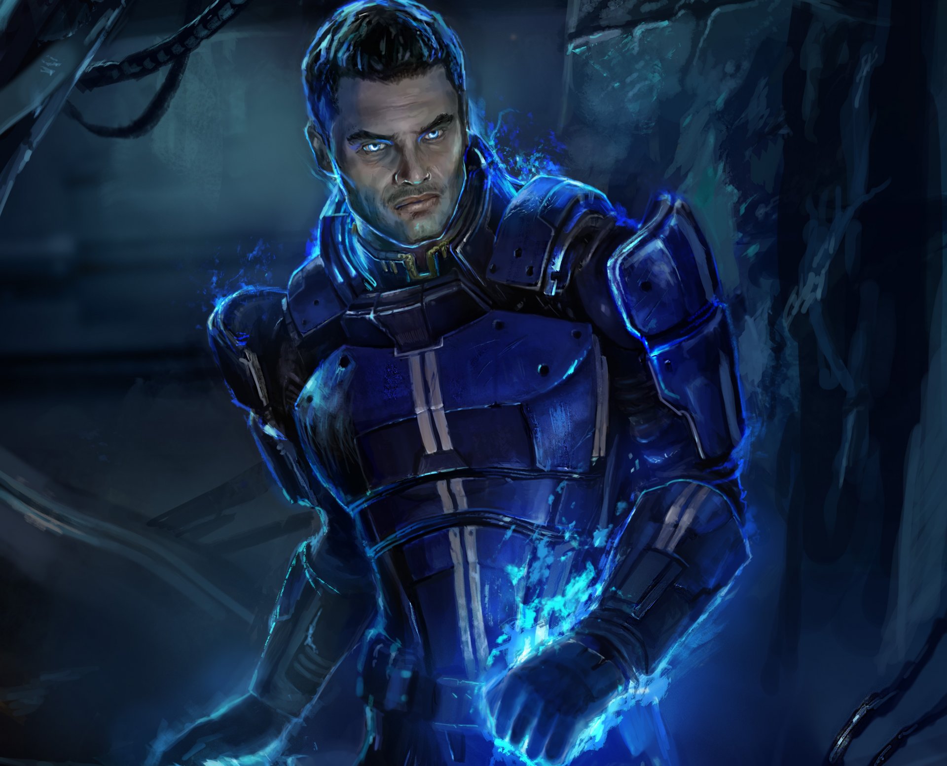 art dunechampion mass effect kayden alenko homme épave