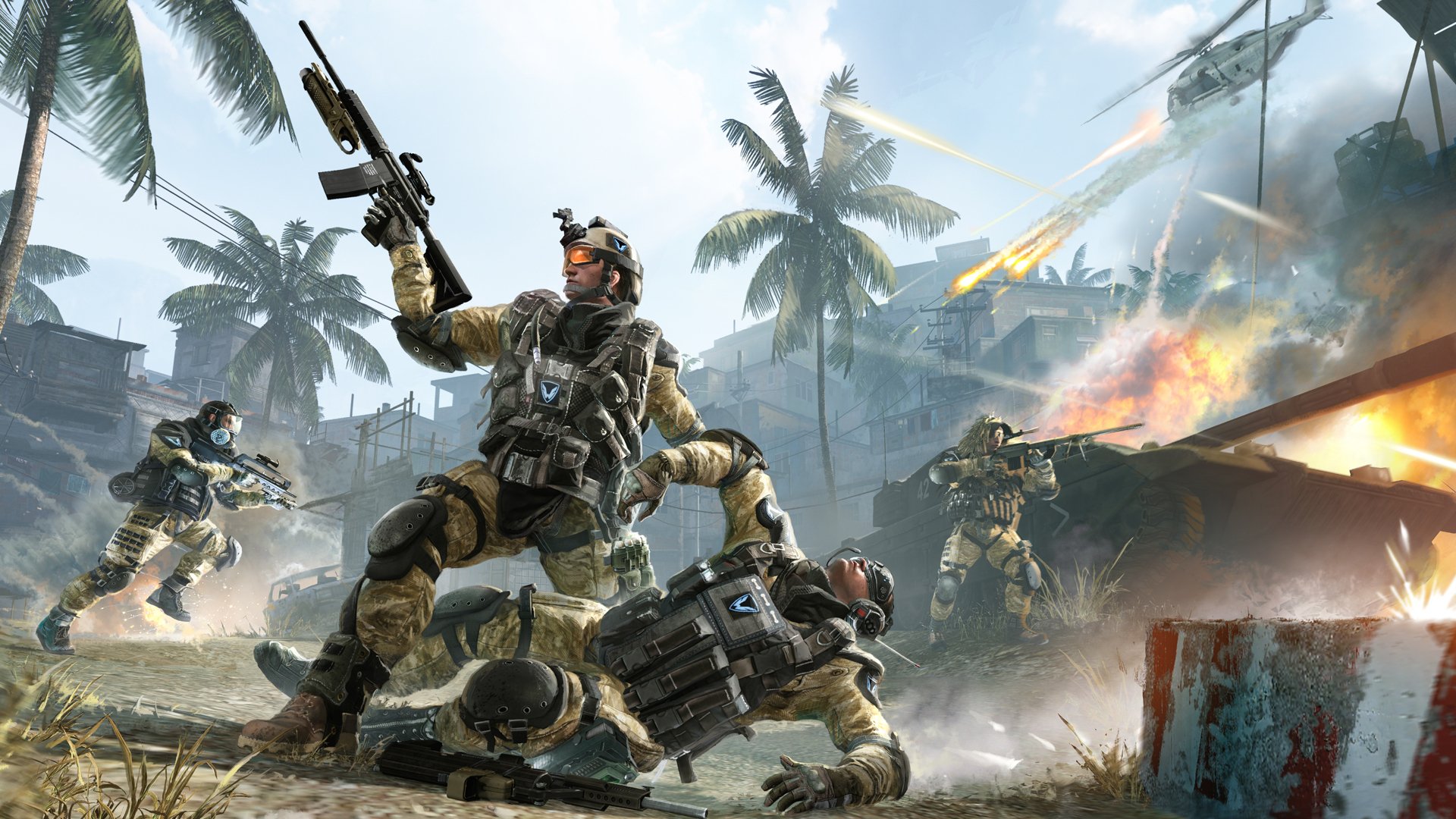 warface men war medic attack sniper engineer weapon crytek shootout fight palm tank