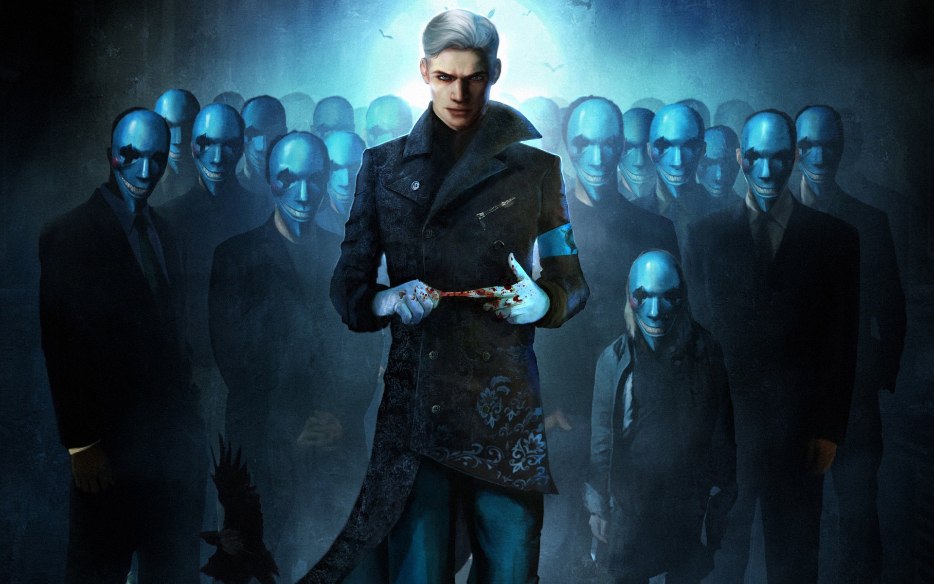 dmc devil may cry 5 virgilio virgilio sangue maschere corvo guanti