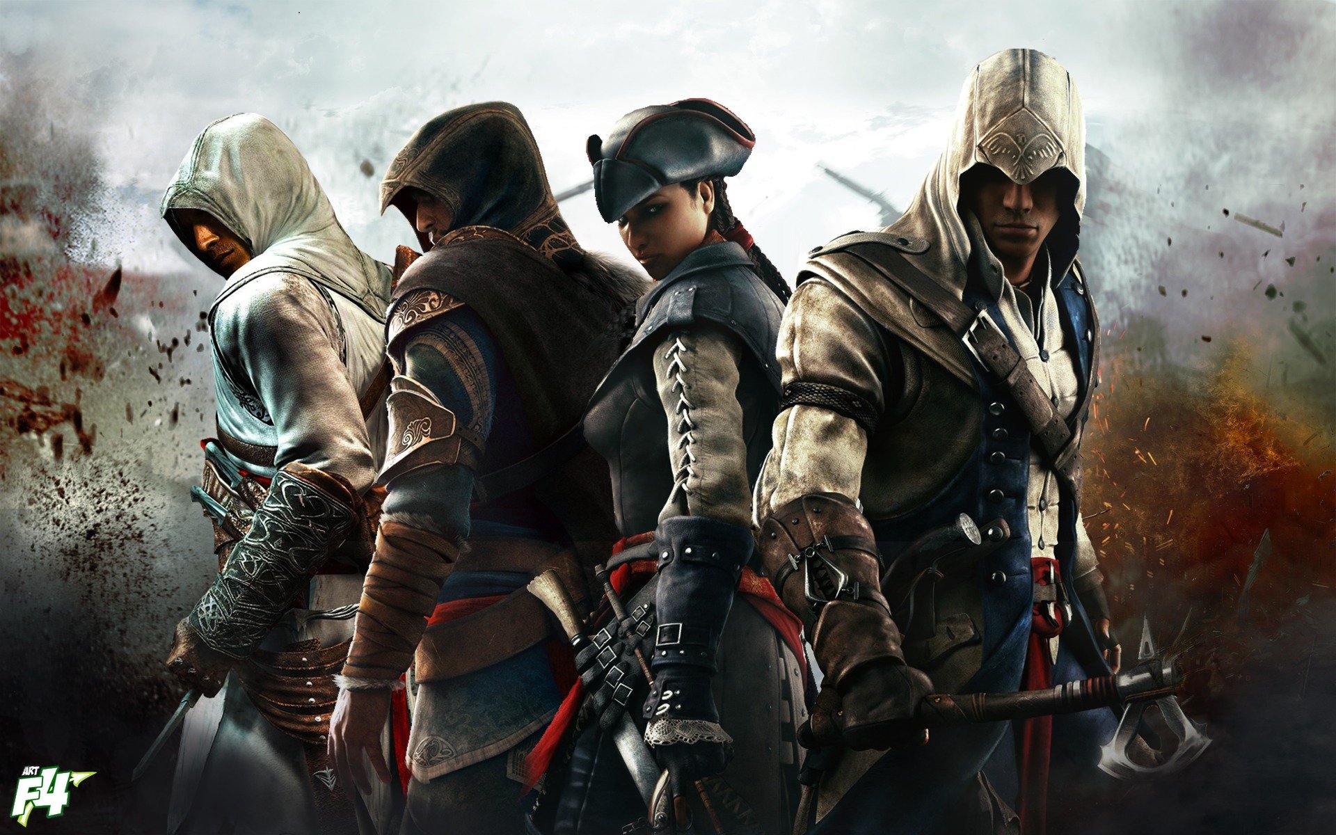 assassin s creed iii altair ezio connor evelyn