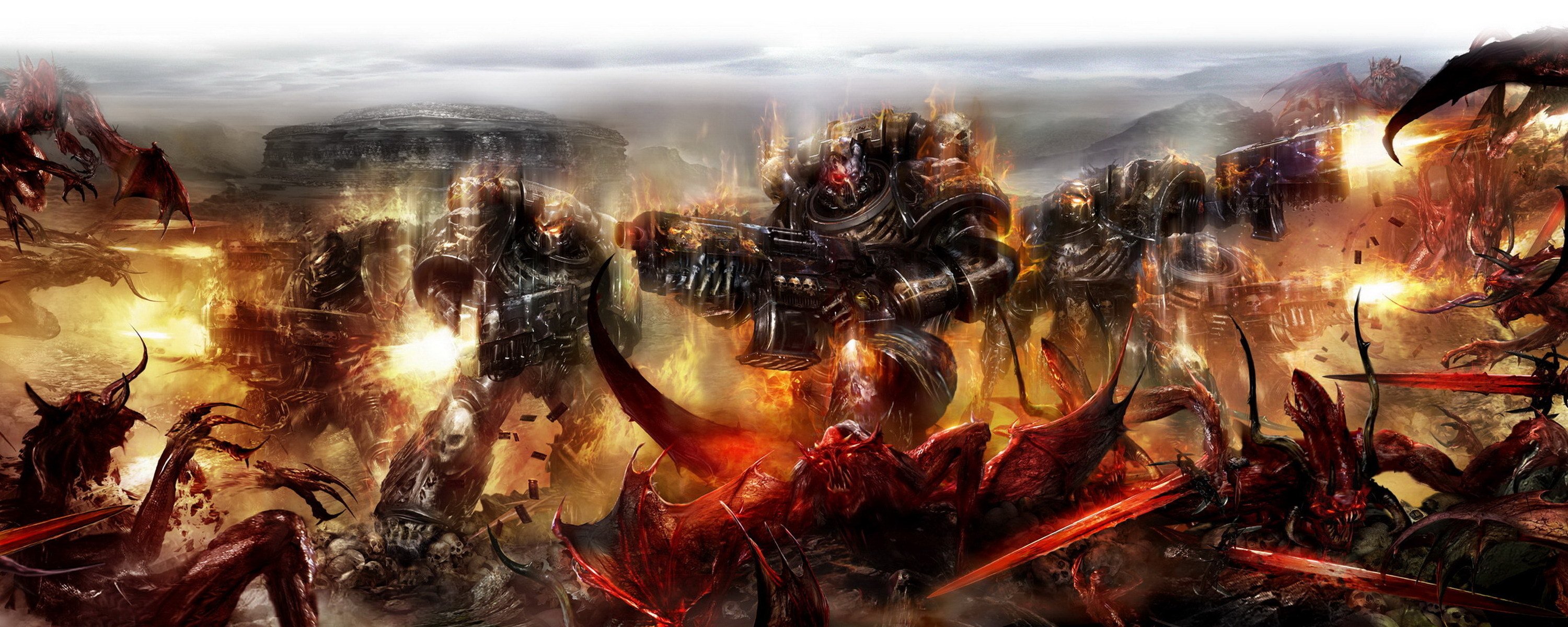 warhammer landung waffen power rüstung schüsse monster feuer