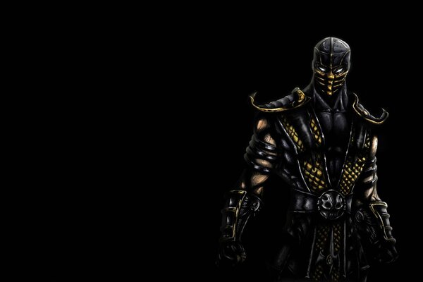 Mortal kombat Ninja ciemne tło