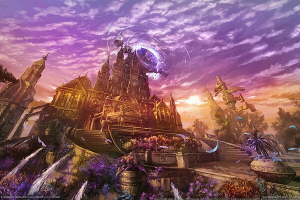 Palazzo colorato dal gioco lineage 2