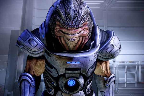 Podobny do skrzyżowania rekina z drzewem krogan z Mass Effect