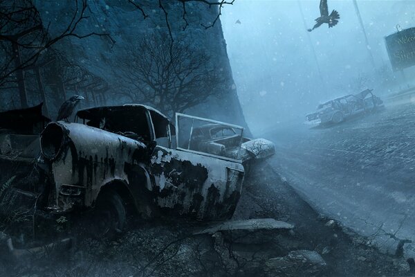 Welcome to Silent Hill. On a winter night