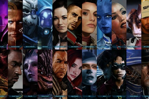 Collage de photos de héros de bande dessinée
