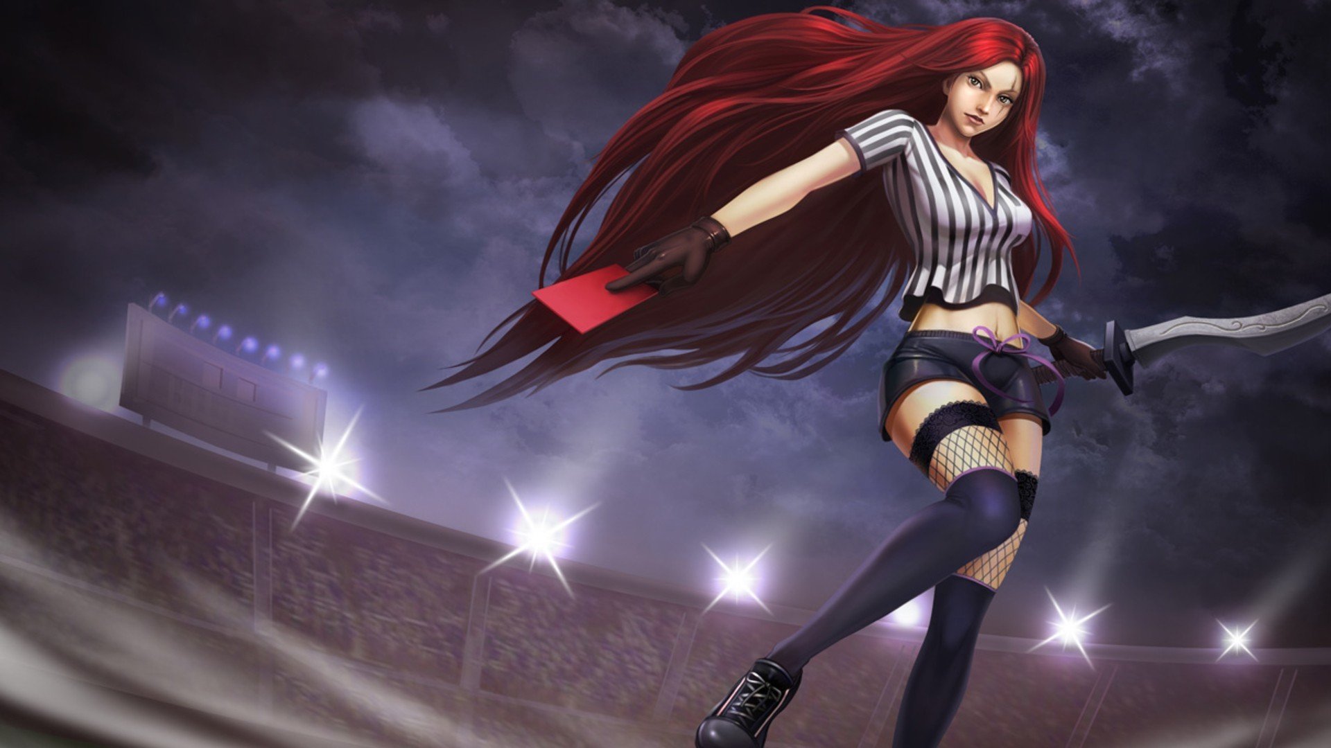 league of legends katarina piłka nożna czerwona kartka czerwona kartka