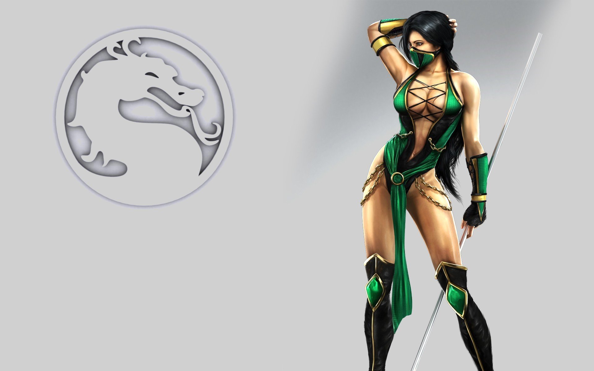 mk mortal kombat girl mark the body pole