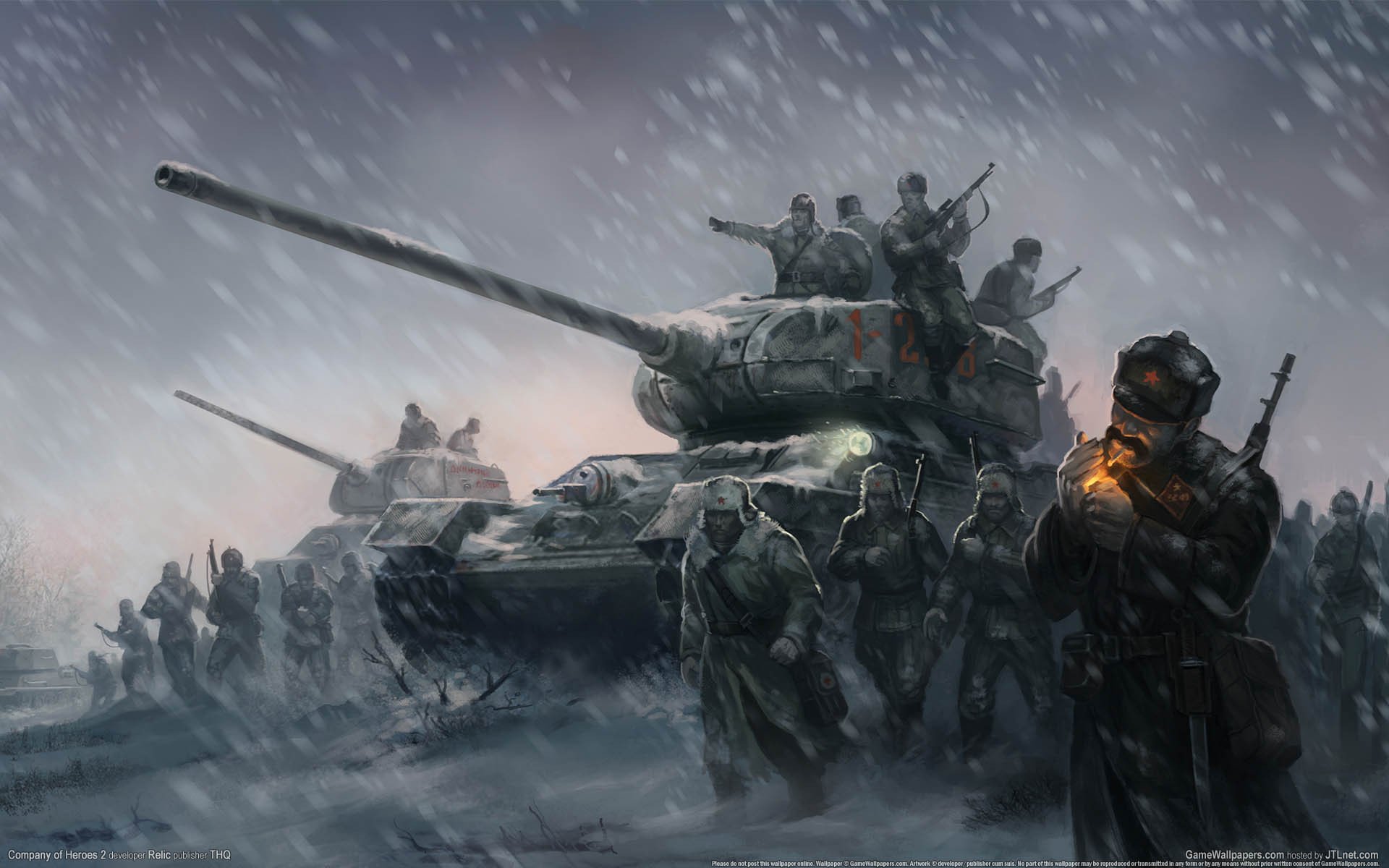 empresa héroes 2 juegos de fondo de pantalla 2 guerra mundial ww2 tanques soldados fondos de pantalla la segunda guerra mundial la gran guerra patria héroes tanques invierno tormenta de nieve campo de batalla