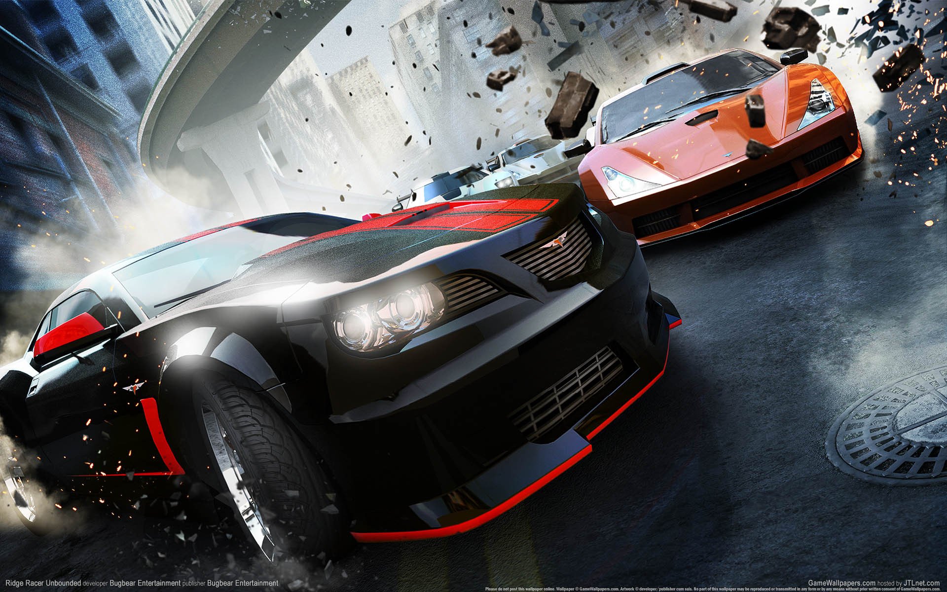 ridge racer unbegrenzt autos rennen stadt steine geschwindigkeit