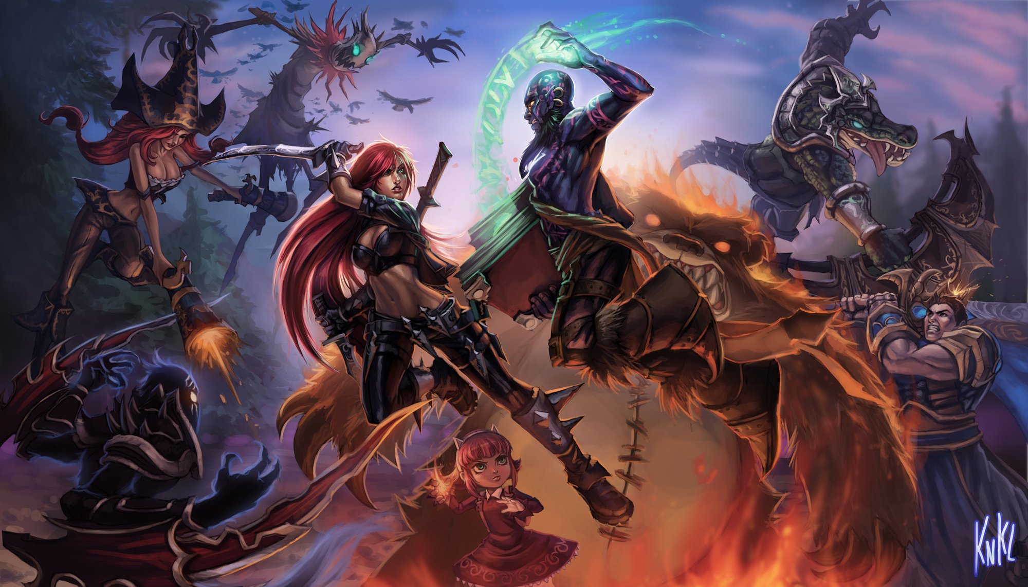 league of legends arte knockwurst battaglia armi magia