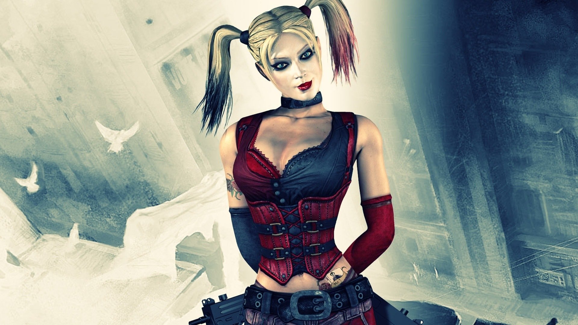 batman arkham city harley quinn personaje