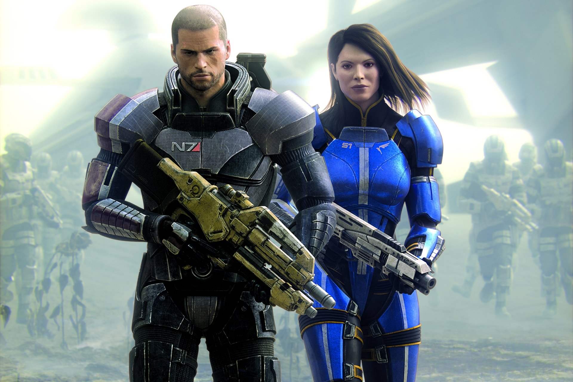 mass effect 3 mass effect capitán shepard comandante shepard fantasma espectro soldados armas escopeta rifle n7 ashley williams john sheppard s1 cicatrices guerra armadura