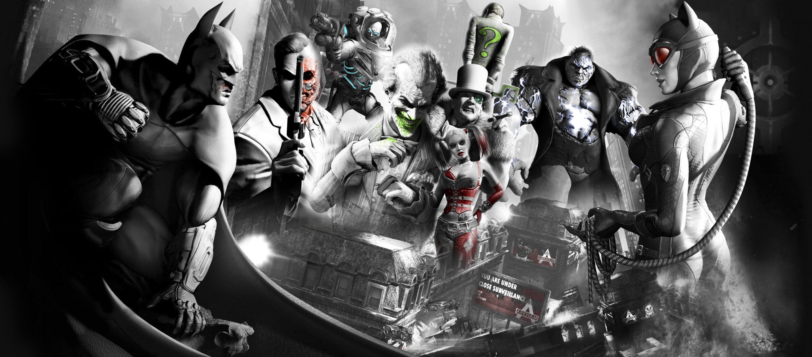 batman arkham city characters in the game catwoman penguin