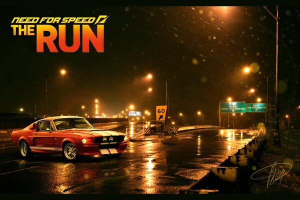 Заставка из игры Need for Speed