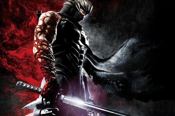 Blutiger Ninja aus dem Spiel Ninja gaiden