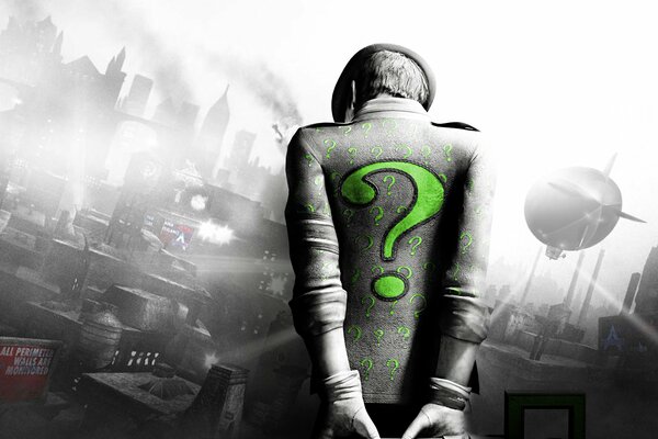 Green question mark desktop wallpaper