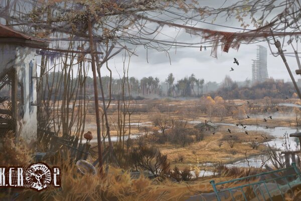 Juego Stalker 2, Ucrania, páramo en Chernobyl