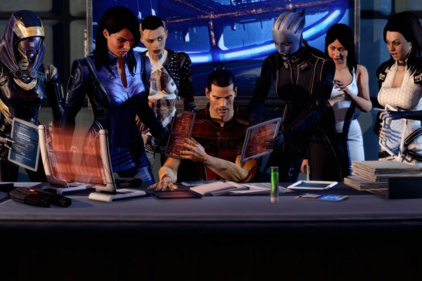 Mass effect 3 colección todos los personajes