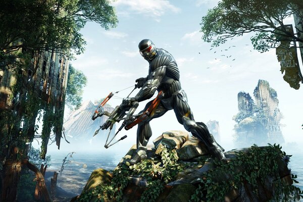 Costume Apocalypse avec arc de crysis 3