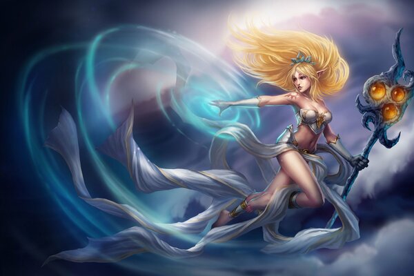 Art sur le jeu League of Legends Elf