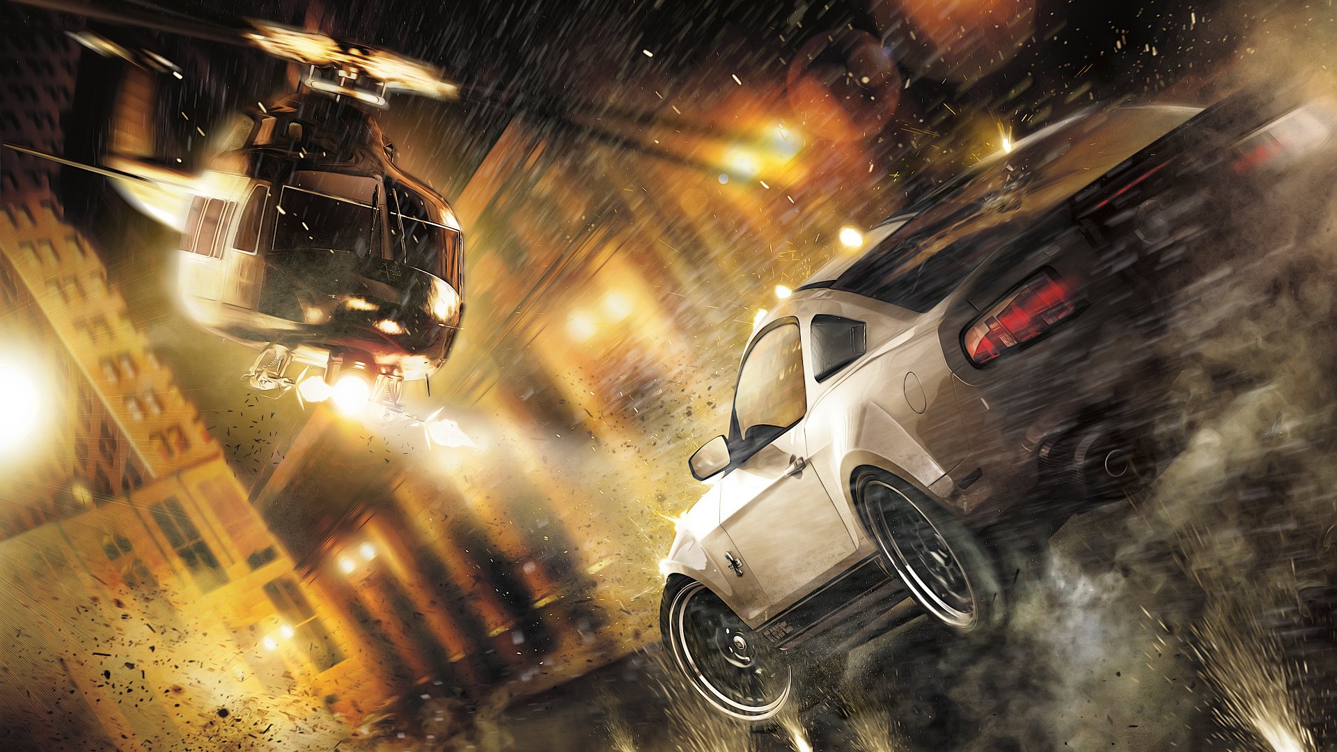 need for speed: the run ford mustang shelby gt500 helicóptero calle velocidad disparos persecución