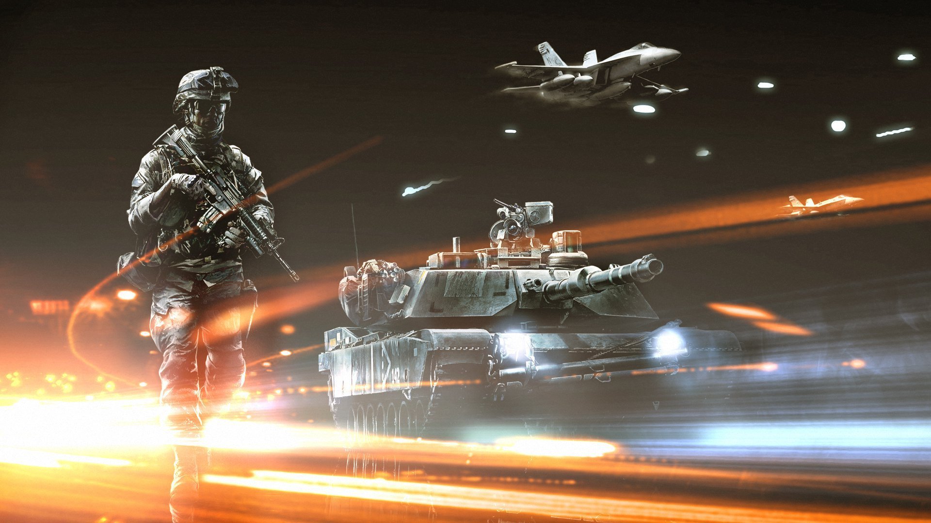 bataille réservoir soldat battlefield 3 avion