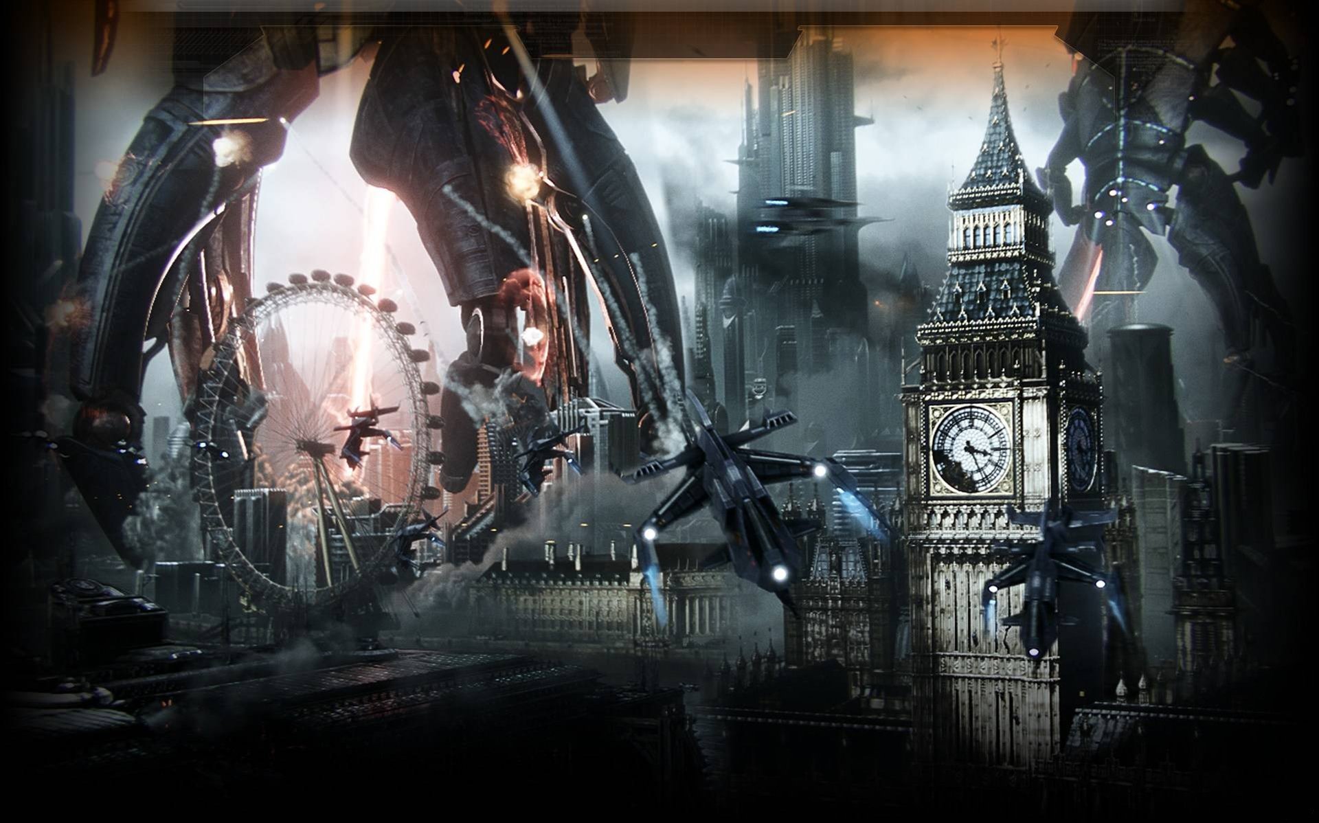 mass effect 3 fallen earth londres big ben invasión segadores