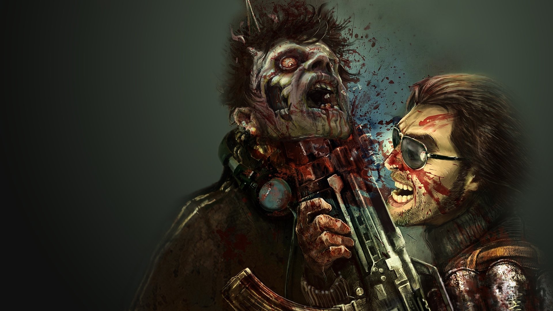 dead-island games zombie weapon machine cry view