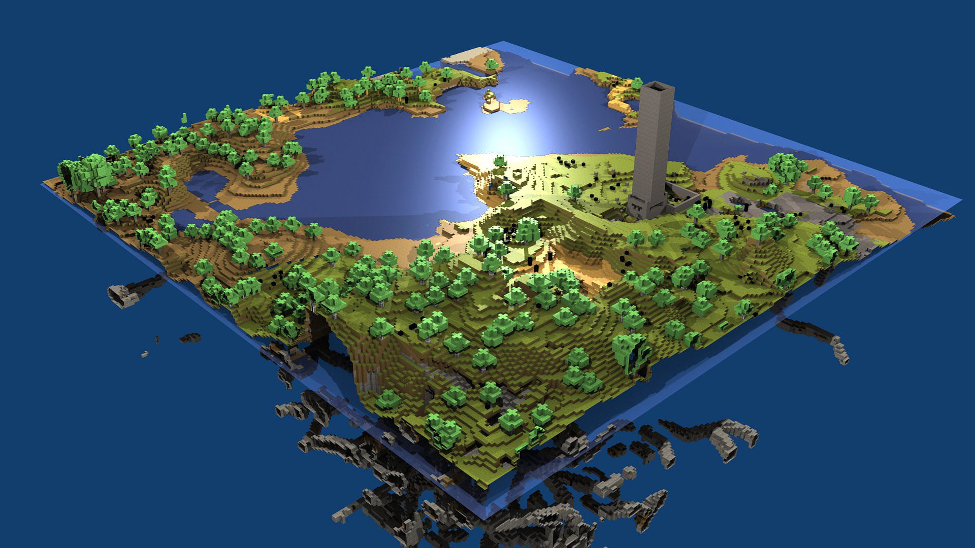 Карта 2d minecraft