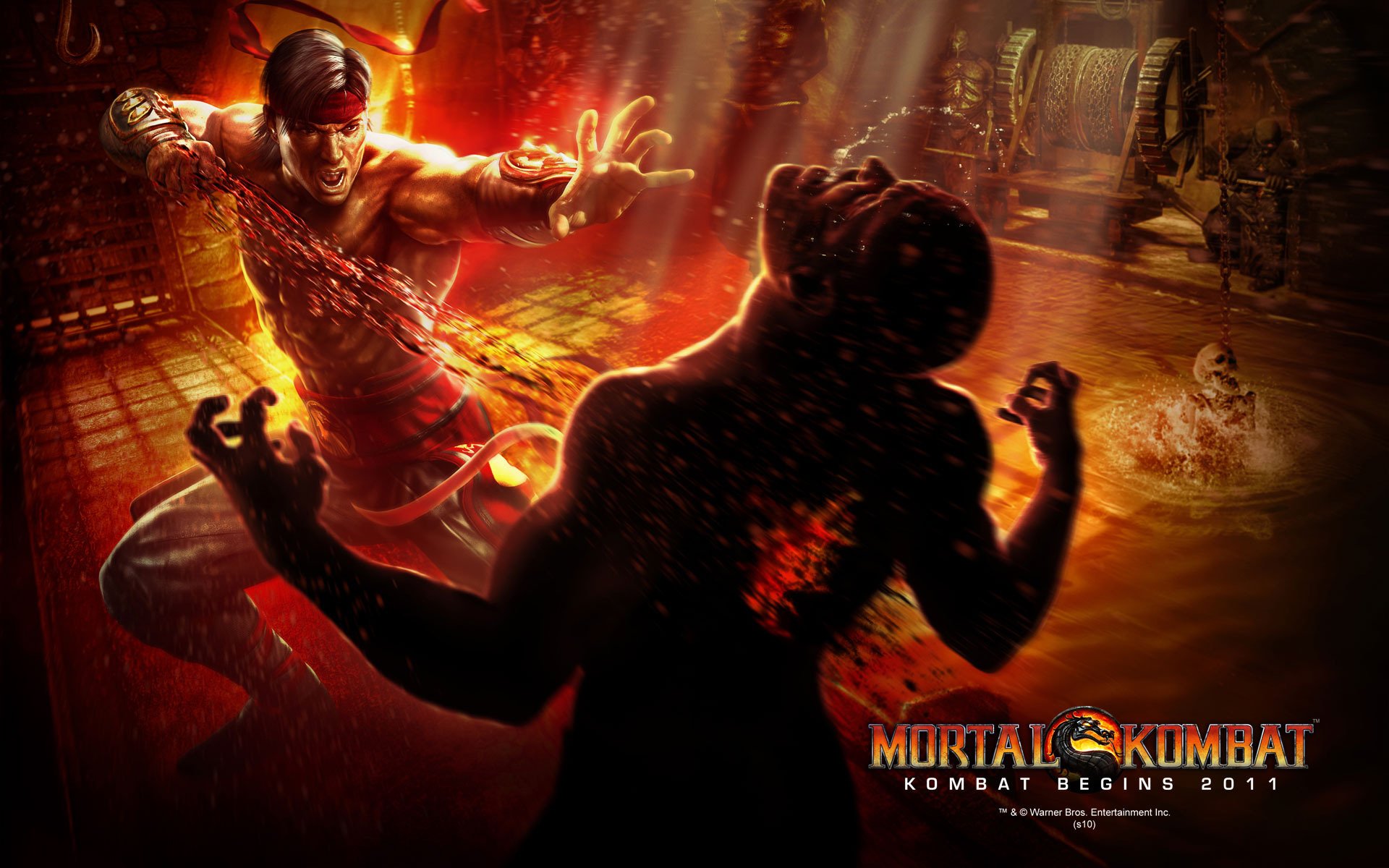 mortal kombat liu kang art