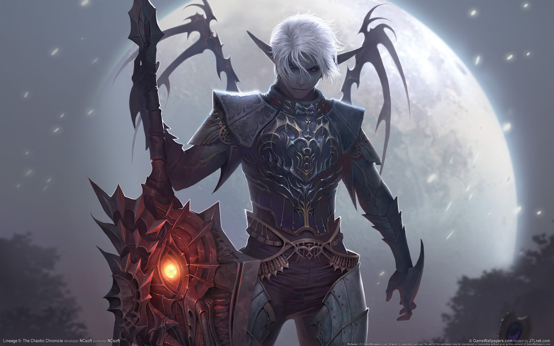 lineage 2 lineage ii la2 righello la2 elfo scuro zarich luna tallum seth