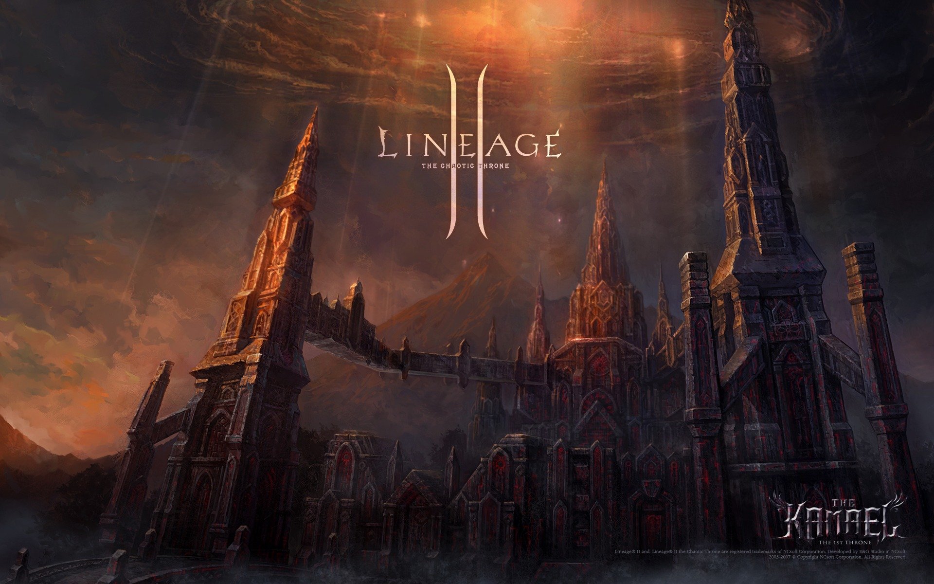 la2 la2 mmorpg ncsoft camael lineage 2 linijka miasto art