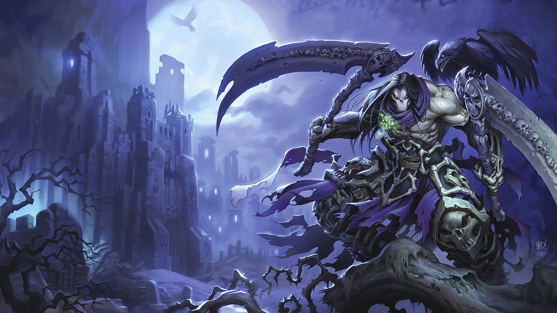 darksiders 2 rider death