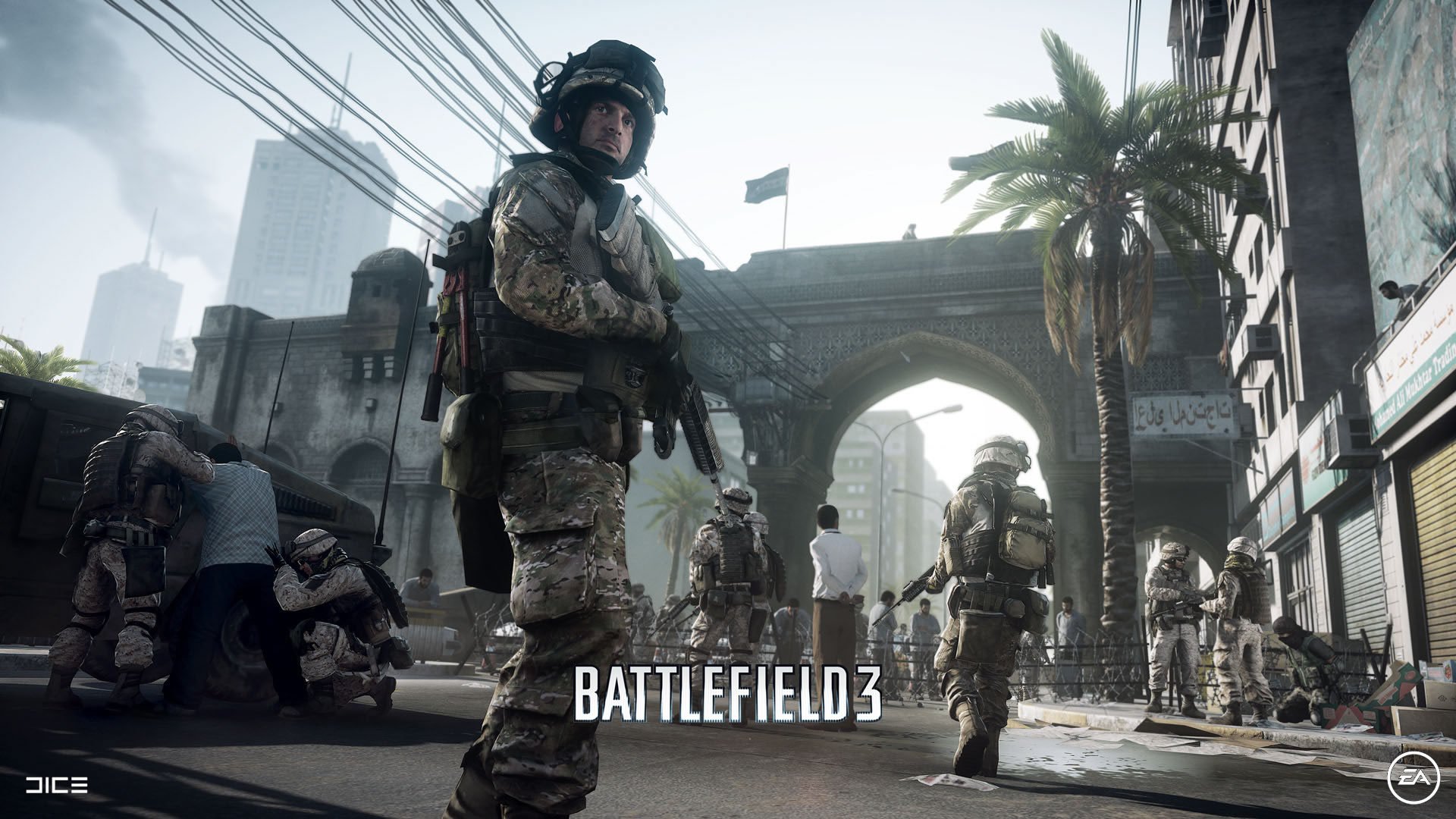 battlefield 3 champ de bataille chars combattant soldat