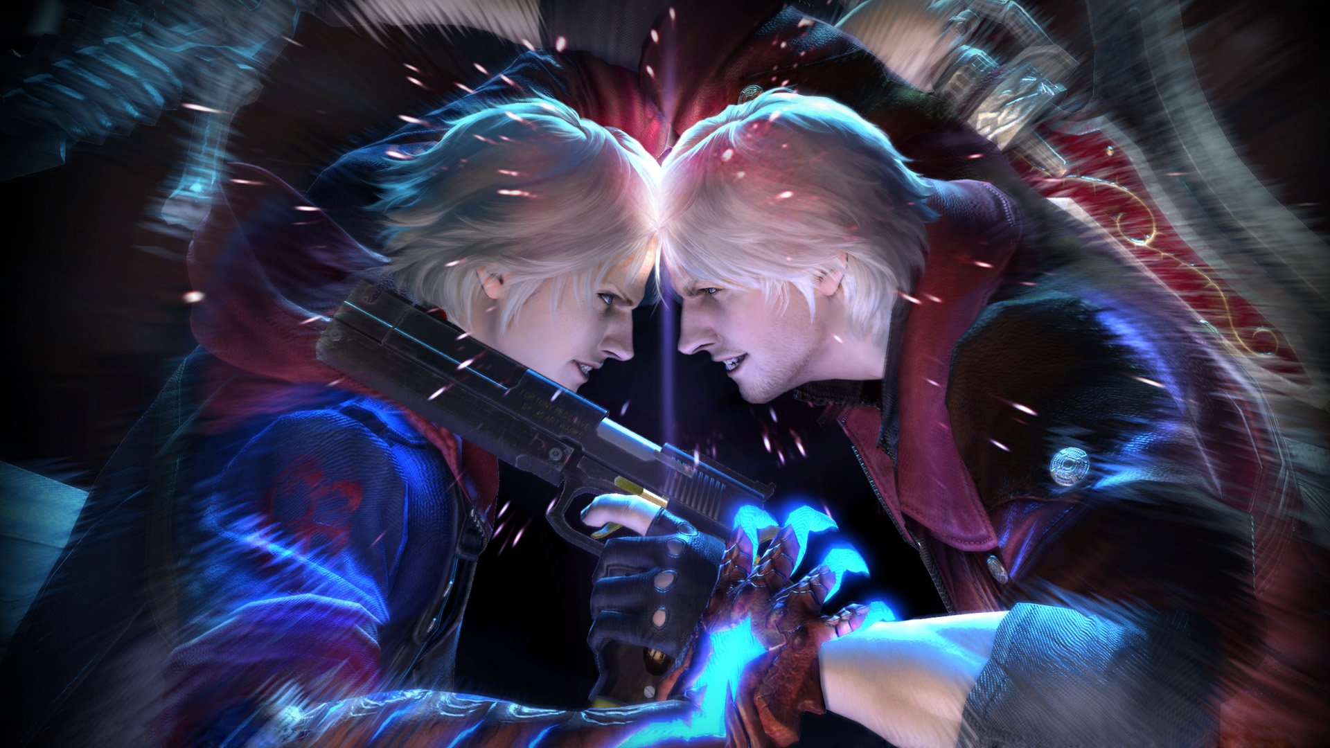 devil may cry 4 nero dante teufel bringen rote königin ebenholz