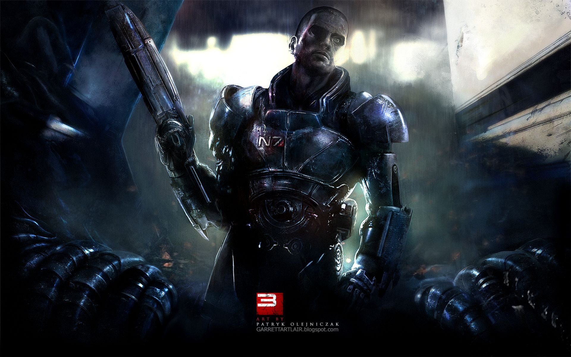 mass effect 3 shepard war fallen