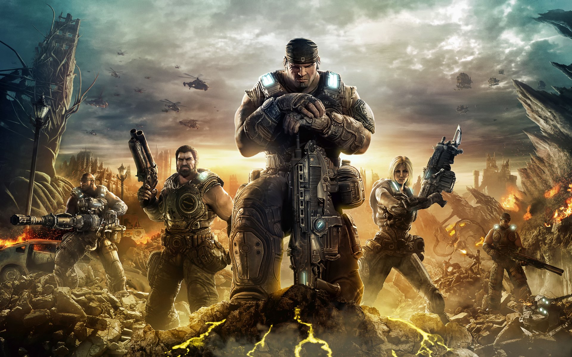 gears of war 3 warriors fighters soldier