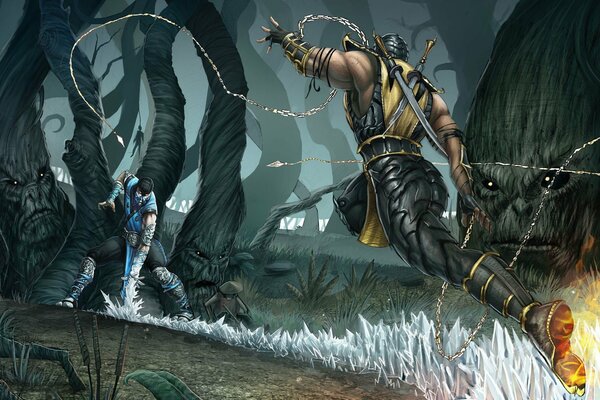 Sub Zero vs Scorpion