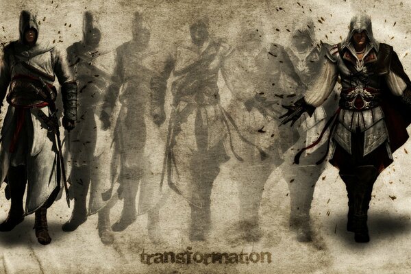 Transformation art transformation assassin Creed