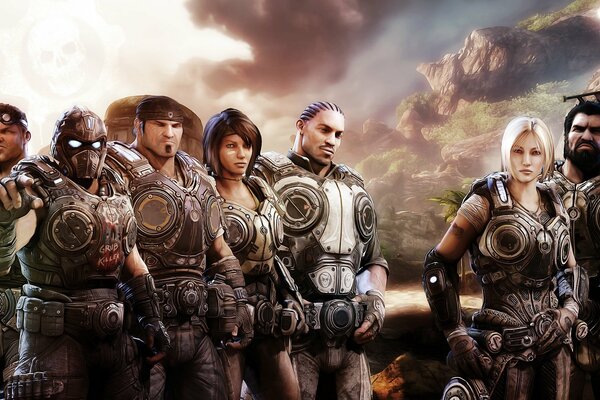 Characters of the computer game Gears of War 3