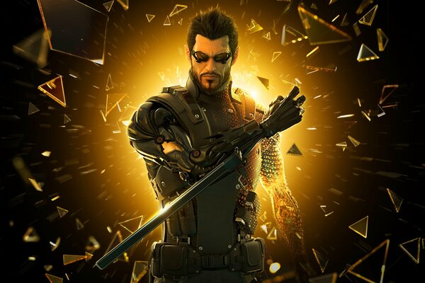 Le personnage d Adam Jensen dans la chair