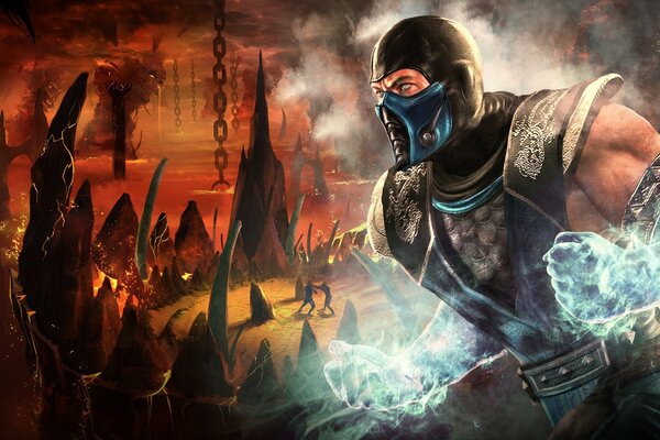 Personnages de l ancienne version du jeu Mortal Kombat Fire Ice