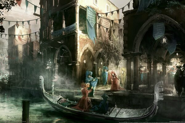 Venecia en el juego de ordenador Assassins Creed