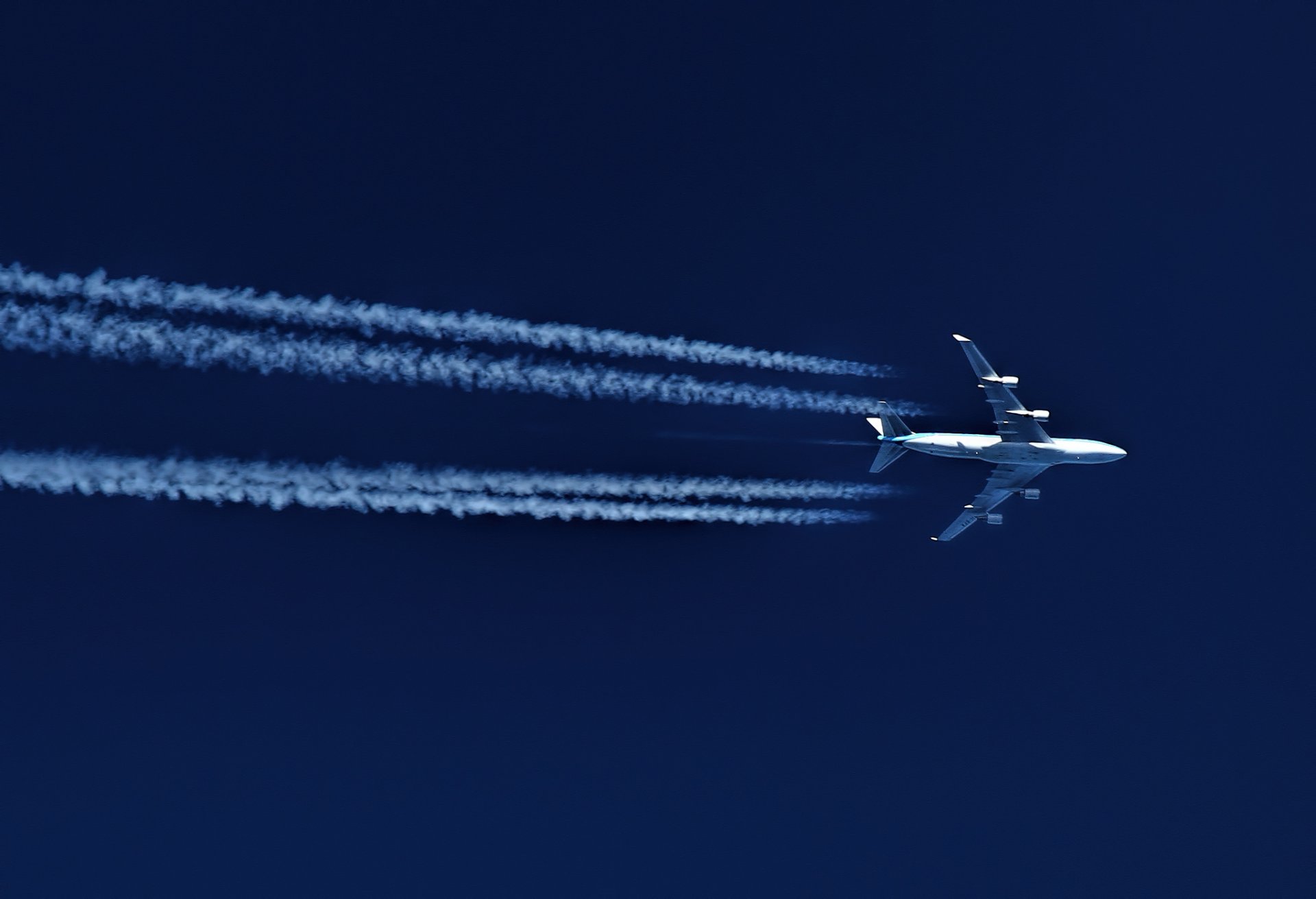 passagier flugzeug himmel