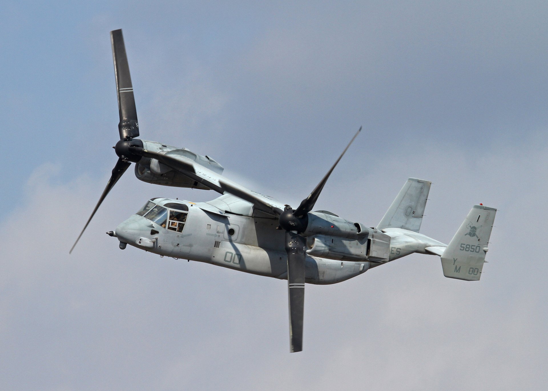 bell v-22 águila pescadora transporte convertiplano vuelo cielo