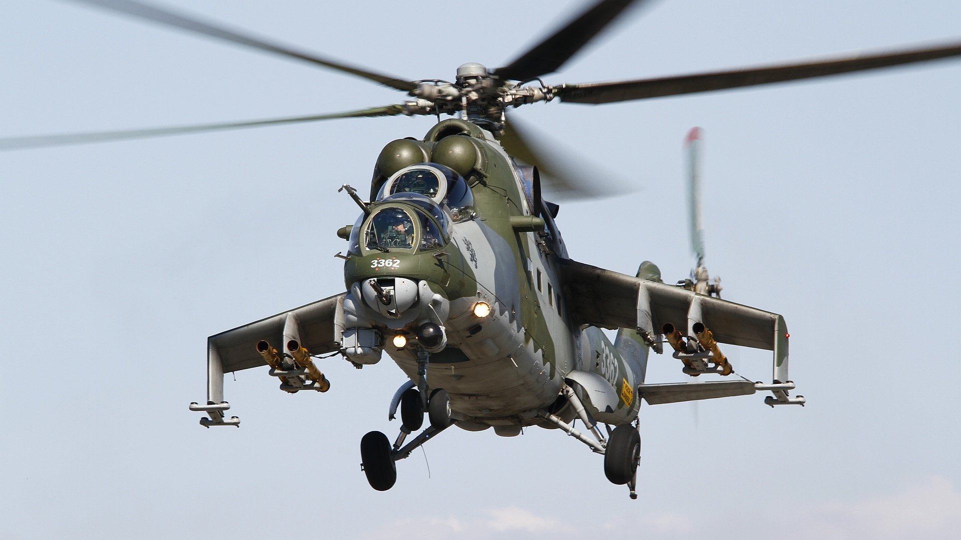 mi-24 kampf flug