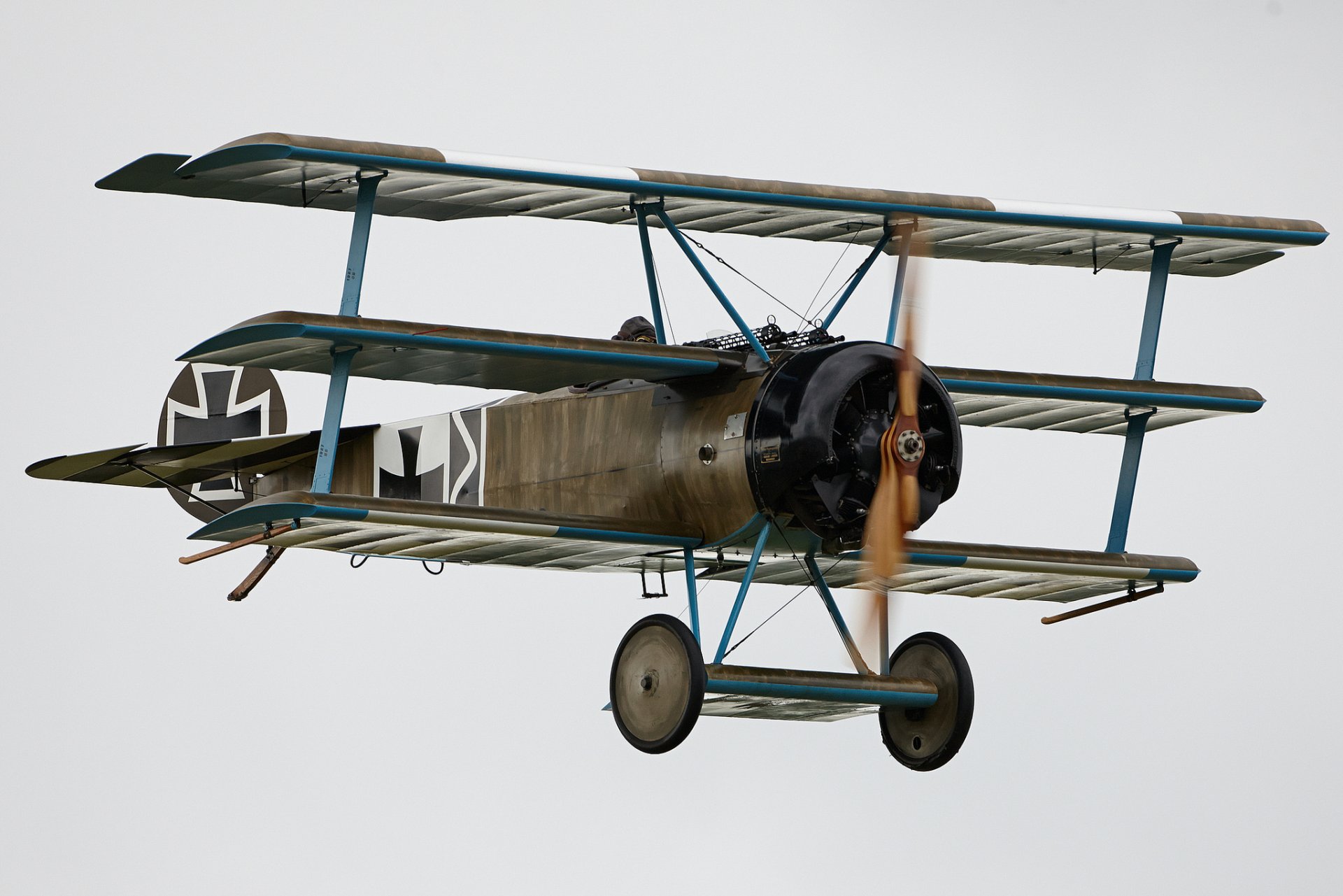 fokker dr 01 triplano caza fuerza aérea fuerza alemania durante primera mundial guerra