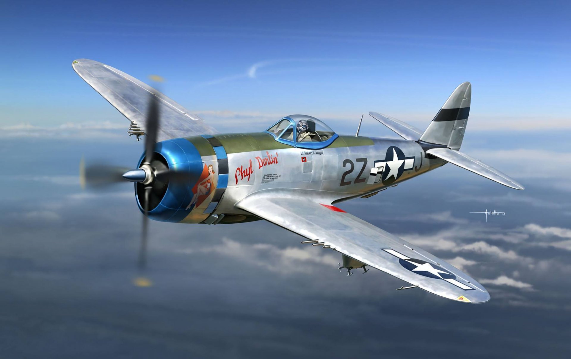 p 47 thunderbolt combattimento aereo combattimento corpo a corpo ww2 guerra pittura arte aereo