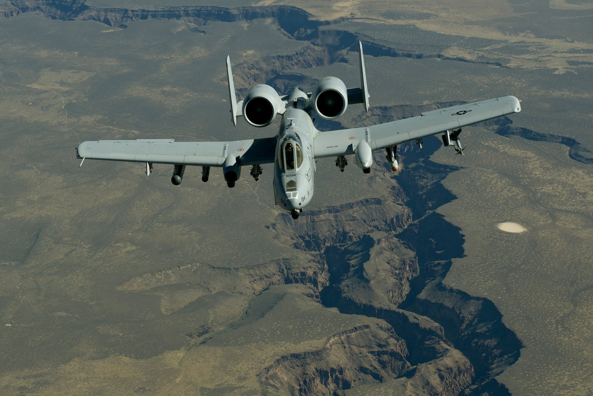 a-10 thunderbolt ii thunderbolt ii aereo d attacco volo paesaggio